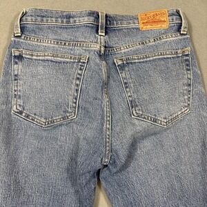 Lucky Brand Womens 2/26 Authentic Straight Crop Jeans  WHISKERING RAW HEM